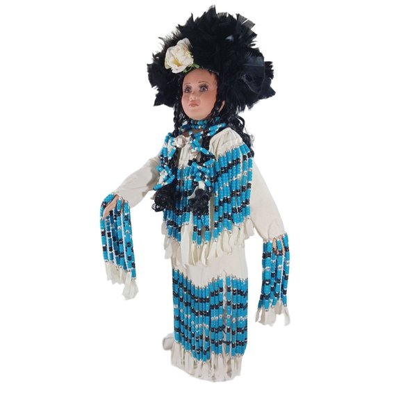 Rustie Dolls 32" Little Doe Native American Indian Princess Limited Edition 2000 - Picture 9 of 9